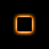 ORACLE Lighting Universal Illuminated LED Letter Badges - Matte Black Surface Finish - I