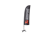Akrapovic Self standing beach flag set - small
