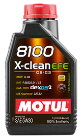 Motul 1L Synthetic Engine Oil 8100 5W30 X-Clean EFE