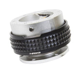 NRG Quick Release Kit - Pyramid Edition - Silver Body / Black Pyramid Ring