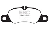 EBC 12-16 Porsche Boxster 2.7L (Cast Iron Rotors Only) Bluestuff Front Brake Pads