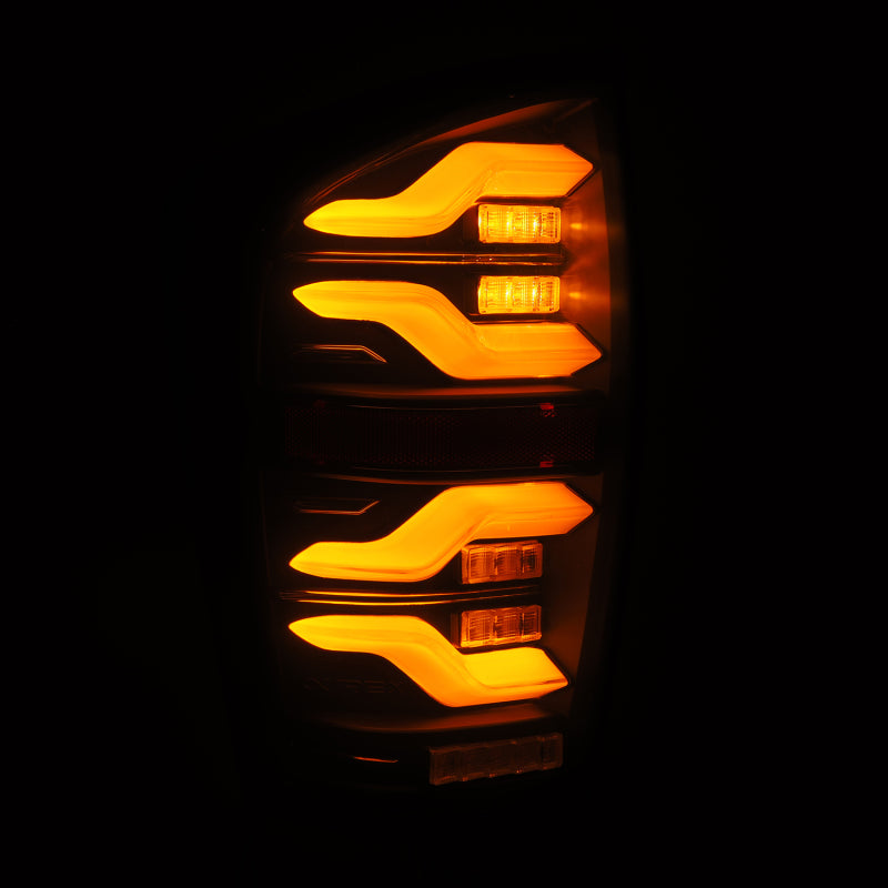 AlphaRex 16-21 Toyota TacomaLUXX LED Taillights Blk w/Activ Light/Seq Signal AlphaRex 16-21 Toyota TacomaLUXX LED Taillights Blk w/Activ Light/Seq Signal