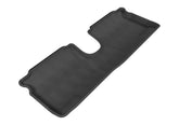 3D MAXpider 2012-2014 Toyota Yaris Hatchback Kagu 2nd Row Floormats - Gray