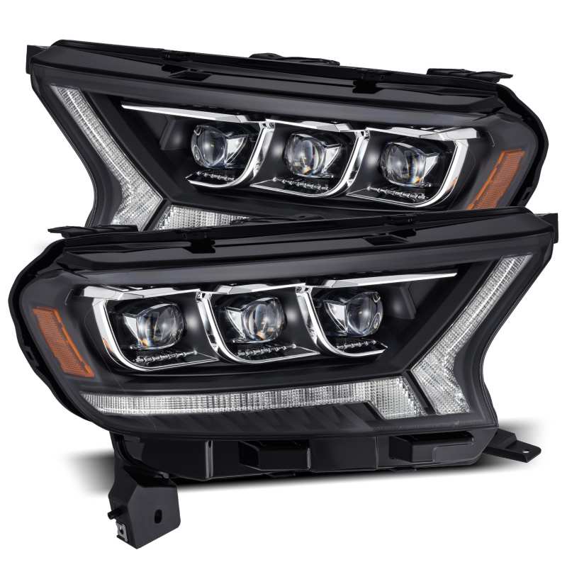 AlphaRex 19-21 Ford Ranger NOVA LED Proj Headlights Plank Style Black w/Activ Light/Seq Signal/DRL AlphaRex 19-21 Ford Ranger NOVA LED Proj Headlights Plank Style Black w/Activ Light/Seq Signal/DRL