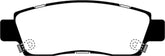 EBC 07+ Buick Enclave 3.6 Greenstuff Rear Brake Pads