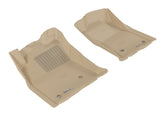 3D MAXpider 2005-2011 Toyota Tacoma Reg/ACS/DBL Cab Kagu 1st Row Floormat - Tan