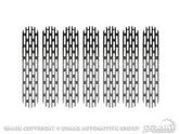 DV8 Offroad 1997-06 Jeep TJ Black Grille Inserts