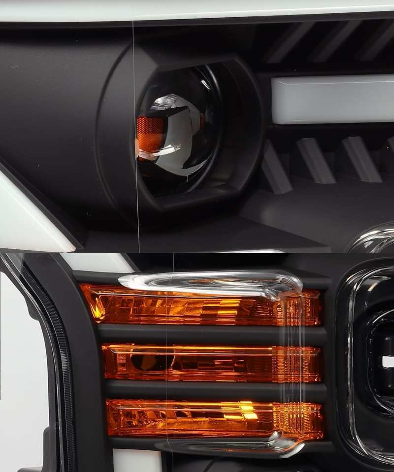 AlphaRex 15-17 Ford F-150 LUXX LED Projector Headlights Plank Style Alpha Blk w/Activ Light/DRL AlphaRex 15-17 Ford F-150 LUXX LED Projector Headlights Plank Style Alpha Blk w/Activ Light/DRL