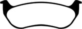EBC 07-11 Ford Explorer Sport Trac 4.0 Greenstuff Rear Brake Pads