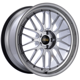 BBS LM 20x9.5 5x114.3 ET40 CB66 Diamond Silver Center Diamond Cut Lip Wheel