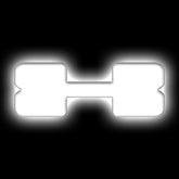 ORACLE Lighting Universal Illuminated LED Letter Badges - Matte White Surface Finish - X