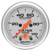 Autometer Ultra-Lite 2-1/16in 0-100PSI Electronic Water Pressure Gage