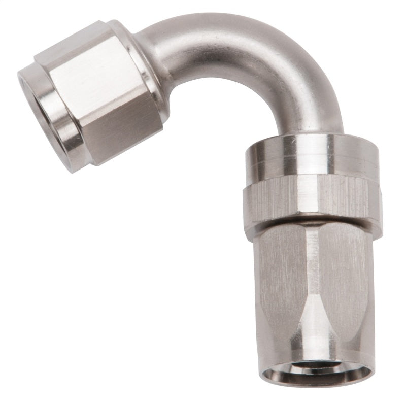 Russell Performance -10 AN Endura 120 Degree Full Flow Swivel Hose End (With 15/16in Radius) Russell Performance -10 AN Endura 120 Degree Full Flow Swivel Hose End (With 15/16in Radius)