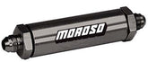 Moroso Oil Filter - In Line Screened -12An - Aluminum