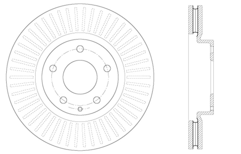 StopTech Performance Front Left Brake Rotor StopTech Performance Front Left Brake Rotor