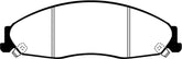 EBC 02-05 Cadillac CTS 2.6 Redstuff Front Brake Pads