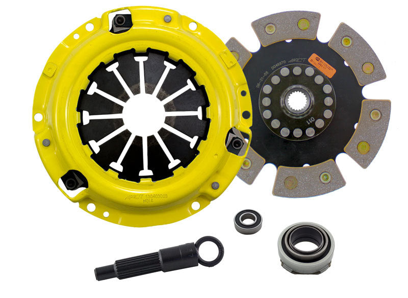 ACT 1988 Honda Civic HD/Race Rigid 6 Pad Clutch Kit ACT 1988 Honda Civic HD/Race Rigid 6 Pad Clutch Kit