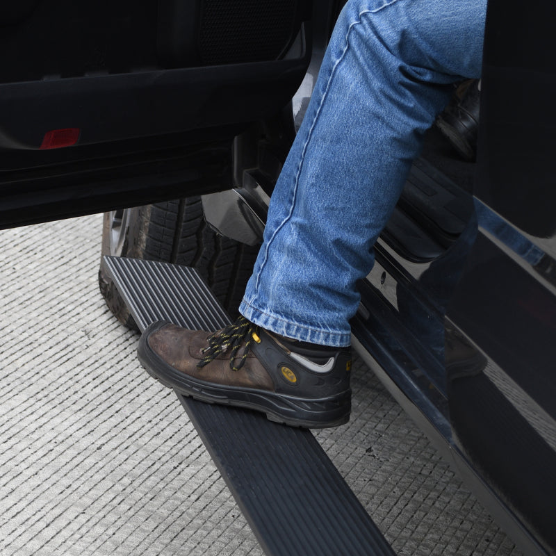 Go Rhino 20-23 Jeep Gladiator 4dr E-BOARD E1 Electric Running Board Kit (Cut/Drill Req.) - Tex. Blk Go Rhino 20-23 Jeep Gladiator 4dr E-BOARD E1 Electric Running Board Kit (Cut/Drill Req.) - Tex. Blk