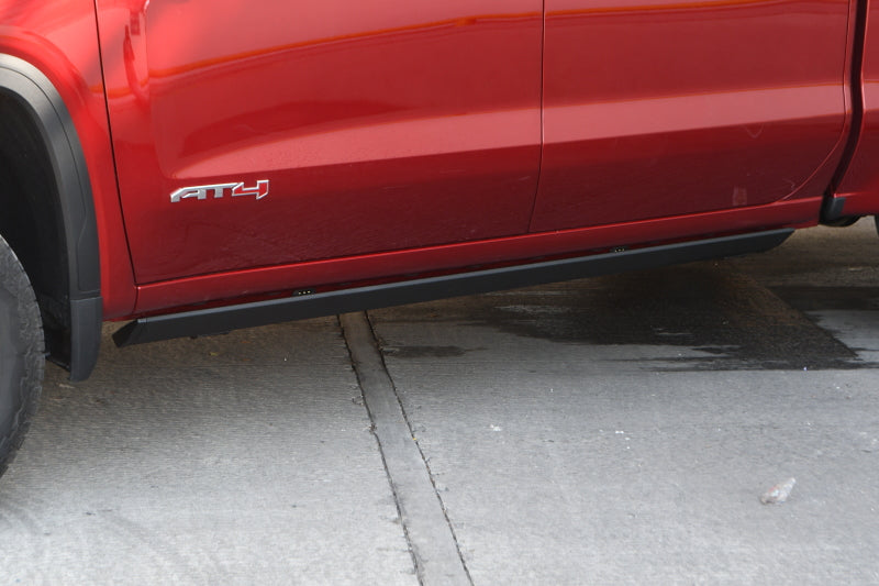 Go Rhino 19-23 Chevrolet Silverado 1500 CC 4dr E-BOARD E1 Running Board Kit - Bedliner Coating Go Rhino 19-23 Chevrolet Silverado 1500 CC 4dr E-BOARD E1 Running Board Kit - Bedliner Coating