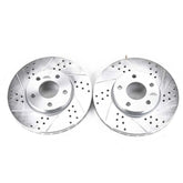 Power Stop 14-18 Ford C-Max Front Evolution Drilled & Slotted Rotors - Pair