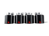 Akrapovic 06-13 Chevrolet Corvette ZO6/ZR1 (C6) Tail Pipe Set (Carbon 115 mm)