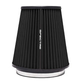 Spectre HPR Conical Air Filter 6in. Flange ID / 7.719in. Base OD / 8.5in. Tall - Black