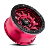 Dirty Life 9313 Enigma Race 17x9 / 6x139.7 BP / -12mm Offset / 106mm Hub Crimson Candy Red Wheel