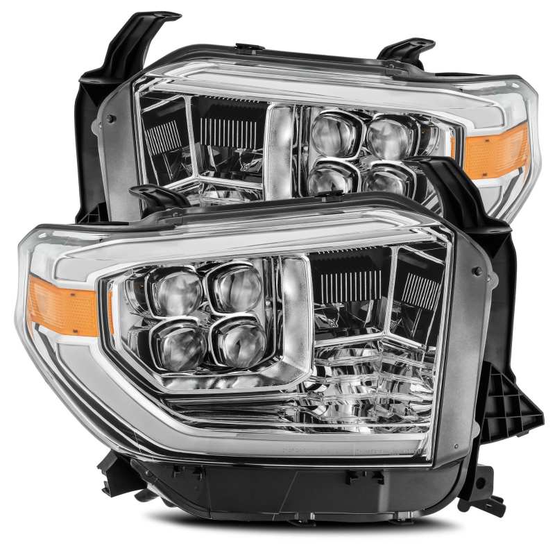 AlphaRex 14-19 Toyota Tundra NOVA LED Projector Headlights Plank Style Chrome w/Activ Light/DRL AlphaRex 14-19 Toyota Tundra NOVA LED Projector Headlights Plank Style Chrome w/Activ Light/DRL