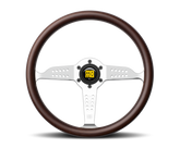 Momo Super Grand Prix Steering Wheel 350 mm - Mahogany Wood/Pol Spokes
