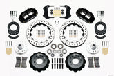 Wilwood Narrow Superlite 6R Front Hub Kit 12.88in Drilled 1965-1969 Mustang Drum Spindle
