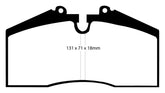 EBC 96-98 Porsche 911 (993) 3.6 Carrera 4S Redstuff Rear Brake Pads
