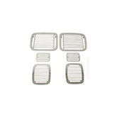 Rugged Ridge 87-95 Jeep Wrangler YJ Billet Style Stone Guard Set