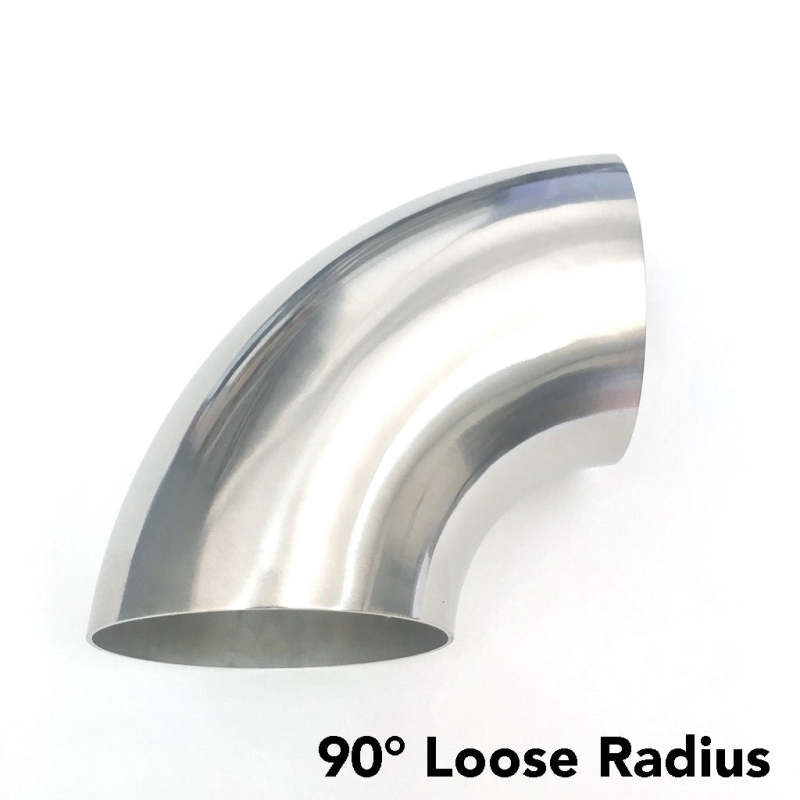 Ticon Industries 2.5in Titanium 90 Degree Elbow - 1.5D Radius 1mm/.039in (No Leg) Ticon Industries 2.5in Titanium 90 Degree Elbow - 1.5D Radius 1mm/.039in (No Leg)