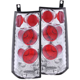 ANZO 2003-2015 Chevrolet Express Taillights Chrome