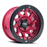 Dirty Life 9313 Enigma Race 17x9 / 6x139.7 BP / -12mm Offset / 106mm Hub Crimson Candy Red Wheel
