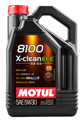 Motul 5L Synthetic Engine Oil 8100 5W30 X-Clean EFE
