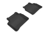 3D MAXpider 2007-2012 Nissan Altima Sedan Kagu 2nd Row Floormats - Gray