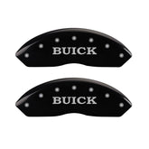 MGP 4 Caliper Covers Engraved Front Buick Rear Black Finish Silver Char 2017 Buick Envision