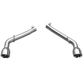 QTP 10-13 Chevrolet Camaro SS 6.2L 304SS Eliminator Muffler Delete Axle Back Exhaust w/4.5in Tips
