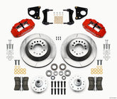 Wilwood Narrow Superlite 6R Front Hub & 1PC Rtr Kit 12.88in-Red 62-72 CDP B & E Body-Drum
