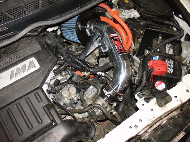 Injen 06-11 Honda Civic Hybrid 1.3L 4 cyl Black Dyno-Tuned Air Intake w/ Web Nano-Fiber Filter Injen 06-11 Honda Civic Hybrid 1.3L 4 cyl Black Dyno-Tuned Air Intake w/ Web Nano-Fiber Filter