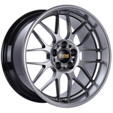 BBS RG-R 18x10 5x120 ET25 Diamond Black Wheel -82mm PFS/Clip Required