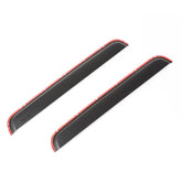 Rugged Ridge Window Visor Rear Black Chnl 99-14 F250-F550 Crw