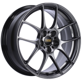 BBS RF 17x7.5 5x100 ET48 Diamond Black Wheel -70mm PFS/Clip Required