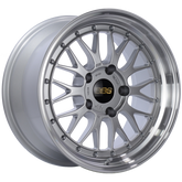 BBS LM 17x9 5x130 ET17 CB71.6 Diamond Silver Center Diamond Cut Lip Wheel