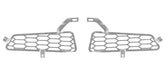 Putco 15-20 Ford F-150 Raptor - Hex Style - Polished SS Bumper Grille Inserts