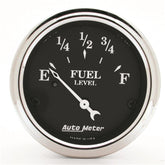 AutoMeter Gauge Fuel Level 2-1/16in. 0 Ohm(e) to 90 Ohm(f) Elec Old Tyme Black