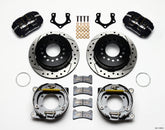 Wilwood Dynapro Low-Profile 11.00in P-Brake Kit Drilled Mopar/Dana 2.50in Off w/Snap Ring Brng