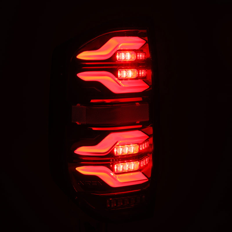 AlphaRex 14-21 Toyota Tundra LUXX LED Taillights Blk w/Activ Light/Seq Signal AlphaRex 14-21 Toyota Tundra LUXX LED Taillights Blk w/Activ Light/Seq Signal