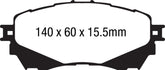 EBC 14+ Mazda 6 2.5 Redstuff Front Brake Pads